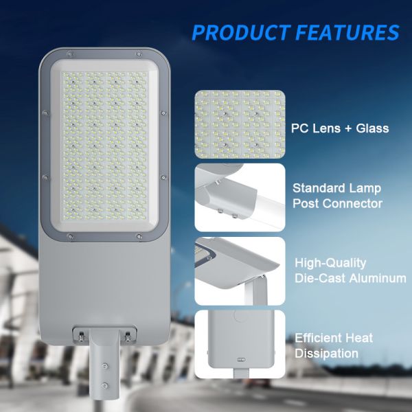 Newly Outdoor High quality LED Street Light IP66 Road Park Community Smart Lighting