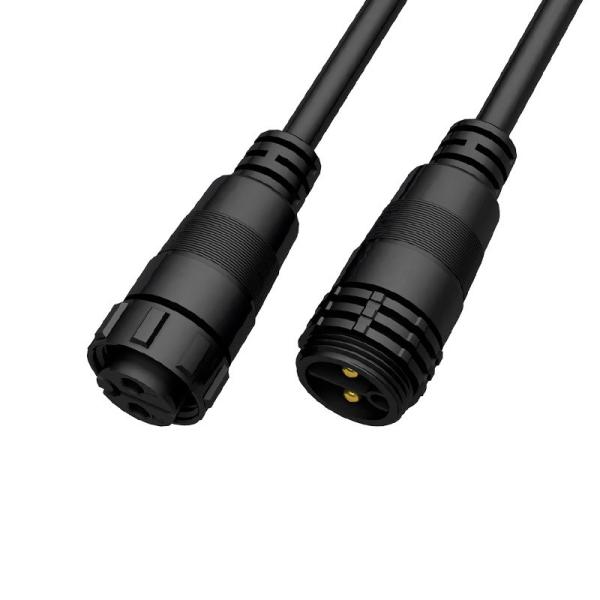 8 Pin M26 IP68 Waterproof Cable Connector Male and Female molded