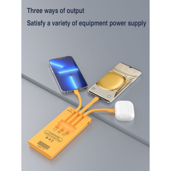 6 Slots Shared Power Bank Portable Rental Battery for Restaurant Charging