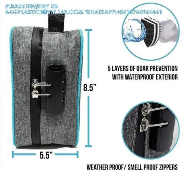 Manufacture Supply New Design Style Smell Proof Bag Absorb Ctivated Carbon For Smoker Accessories