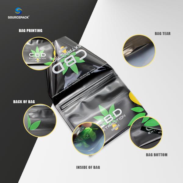 24 Hours Online Sales Team Mylar Weed CBD Packaging for Food Grade Laminated Materials within Laminated Materials