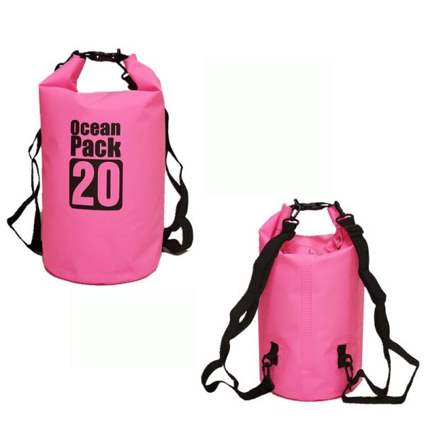 Promotional Outdoor Waterproof Bag 2-30L 500D PVC clip net Logo Customized