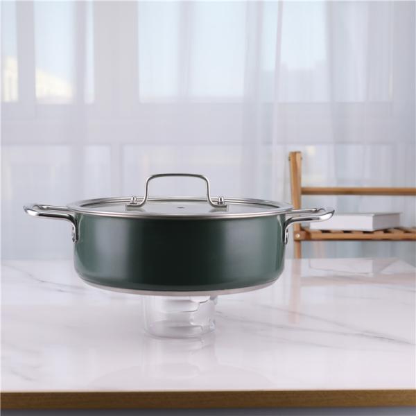 Домашний Cookware нержавеющей стали кухни установил 3pcs с крышкой