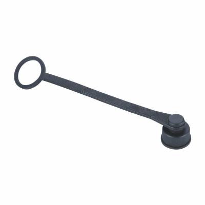 M8 Male Connector Dust Cover High Corrosion Resistance With TPU Strap