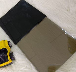 Flat Processing Tinted Glass with Colored in Dark Green/Dark Grey/Ford Blue/Bronze etc.