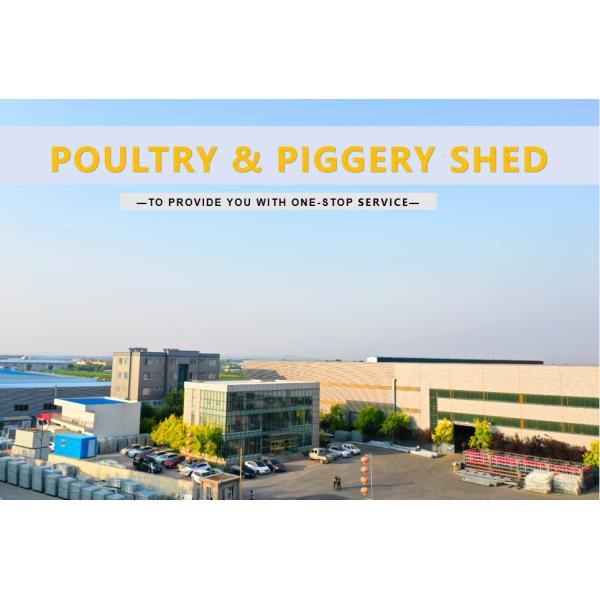 Prefabricated Steel Frame Housing Lightweight Steel Structure Piggery Housing