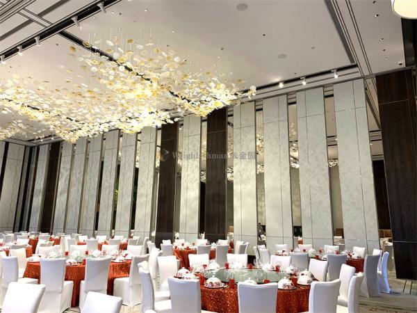 Easy To Install Banquet Hall Partition Walls 85mm Or 100mm