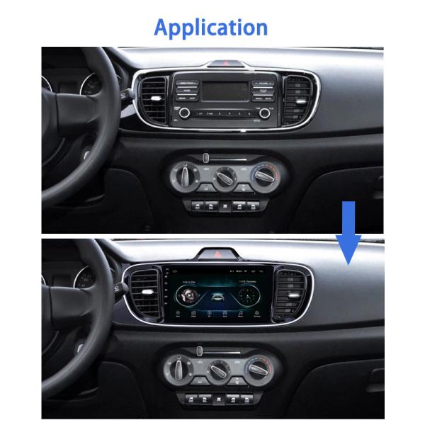 Ecrã táctil Kia Car Stereo Dispositivo de rastreamento GPS OEM Para 2017 KIA PEGAS Mão esquerda