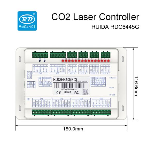 Ruida RDC6445G CO2 Laser Controller For Non-Metal Cutting And Engraving