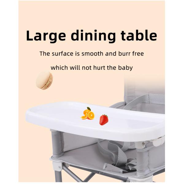 Portable Foldable Baby Dining Chair Booster Seat Customized Logo Lightweight