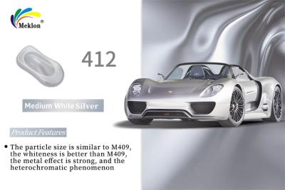 OEM ODM Silver Auto Spray Paint , Washable Metallic Silver Color For Car