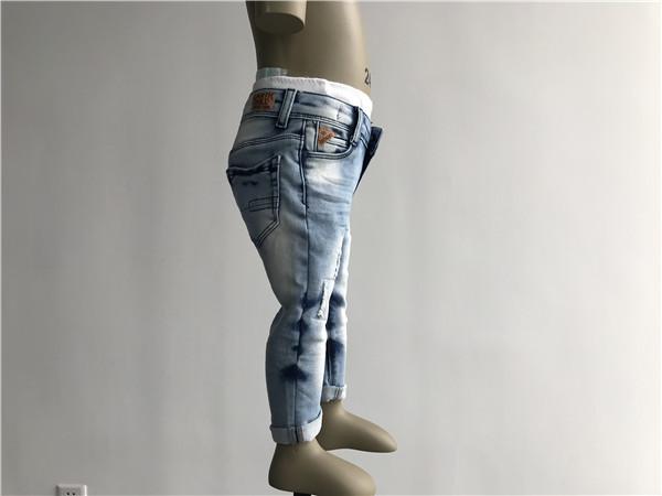 Custom Kids Denim Jeans / Stretch Denim Skinny Jeans For Boys TW 77327 TW 77328
