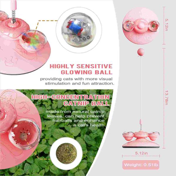 Игрушка для кошек с пончиками и подпрыгиванием