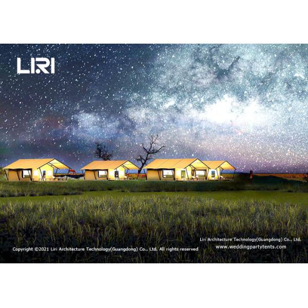 Luxury Safari Glamping Outdoor Desert Lodge Tent For Camping