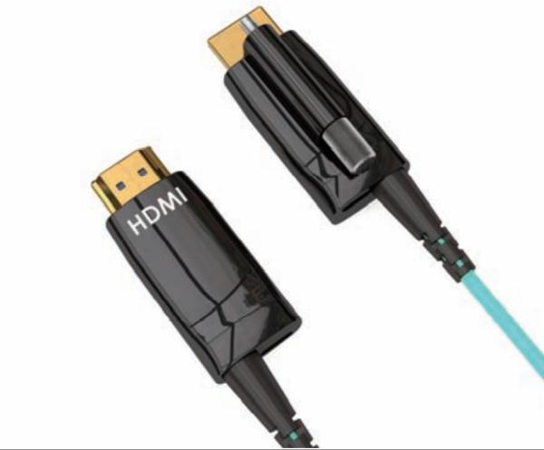 XDK 8K 60Hz HDMI 2.1 Active Optical Cable With Screw Lock Wall Mount