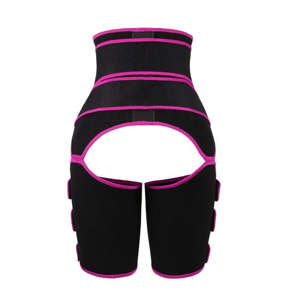 Faixa elástica do grande rosa alto do elevador de Thigh Trimmer Butt do instrutor da cintura rapidamente seca