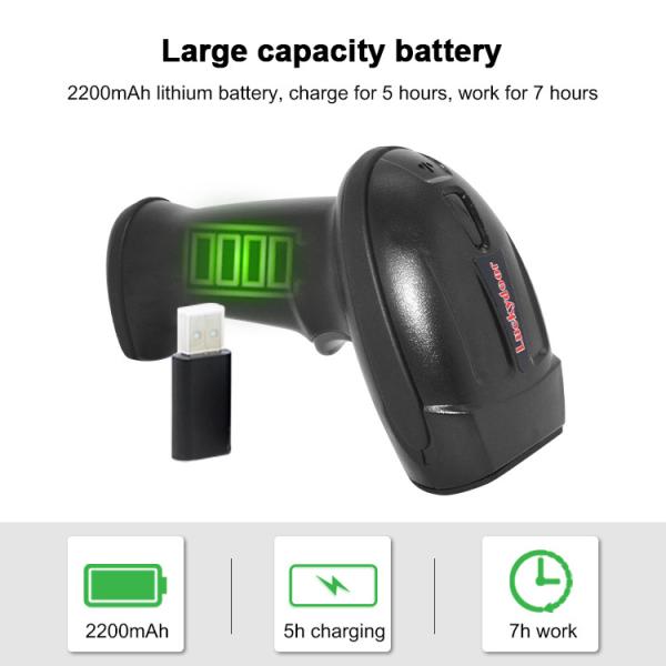 Читатель штрихкода блока развертки 1D 2D штрихкода Handhold USB беспроводное Bluetooth автоматический