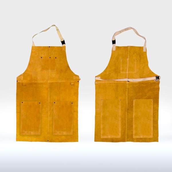 Barber Butcher Pockets Apron BBQ Tools 100% Leather Materials Fashion Designing
