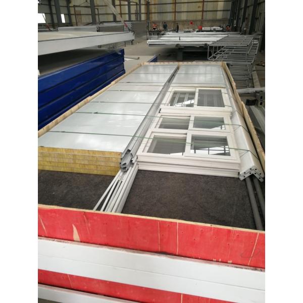 Изолированные стальные Prefab складывая дома контейнера дома контейнера складные