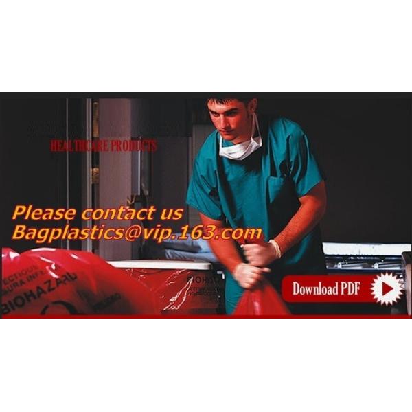 infectious biohazard bags, Clinical supplies, biohazard,Specimen bags,