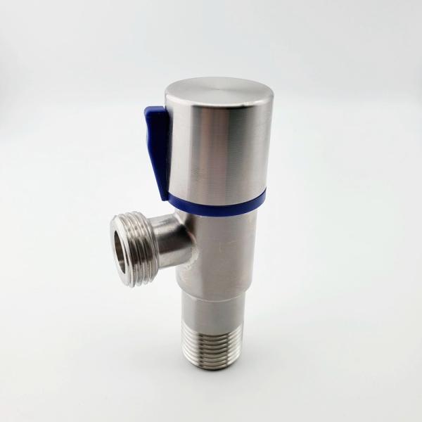 Half Inch Faucet Angle Valve Chrome Plated Corrosion Resisting