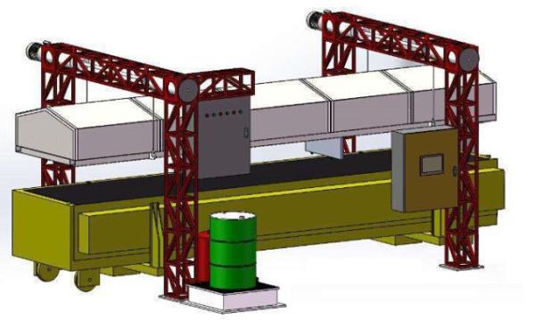 pression d'huile 30m3/h automatique pulvérisant la machine de bloc d'AAC