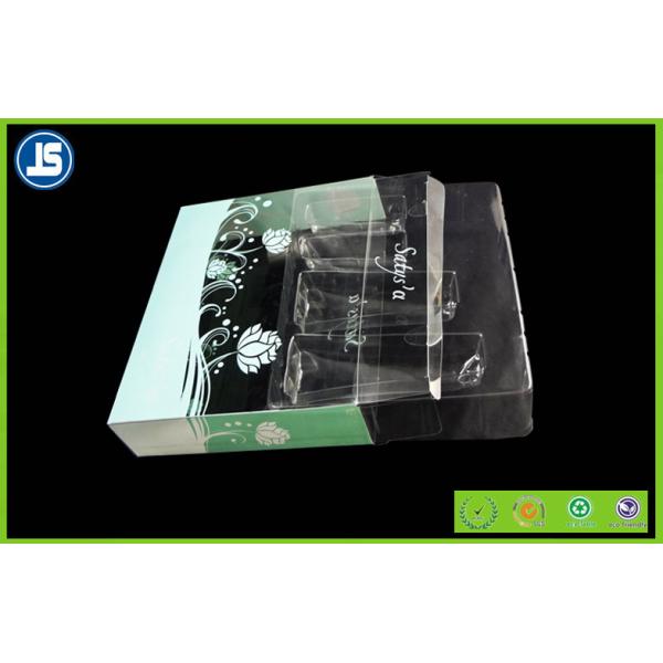 Makeup Box Stylish Professional Clear Acrylic Cosmetics Case , Cosmetic Sample Packaging