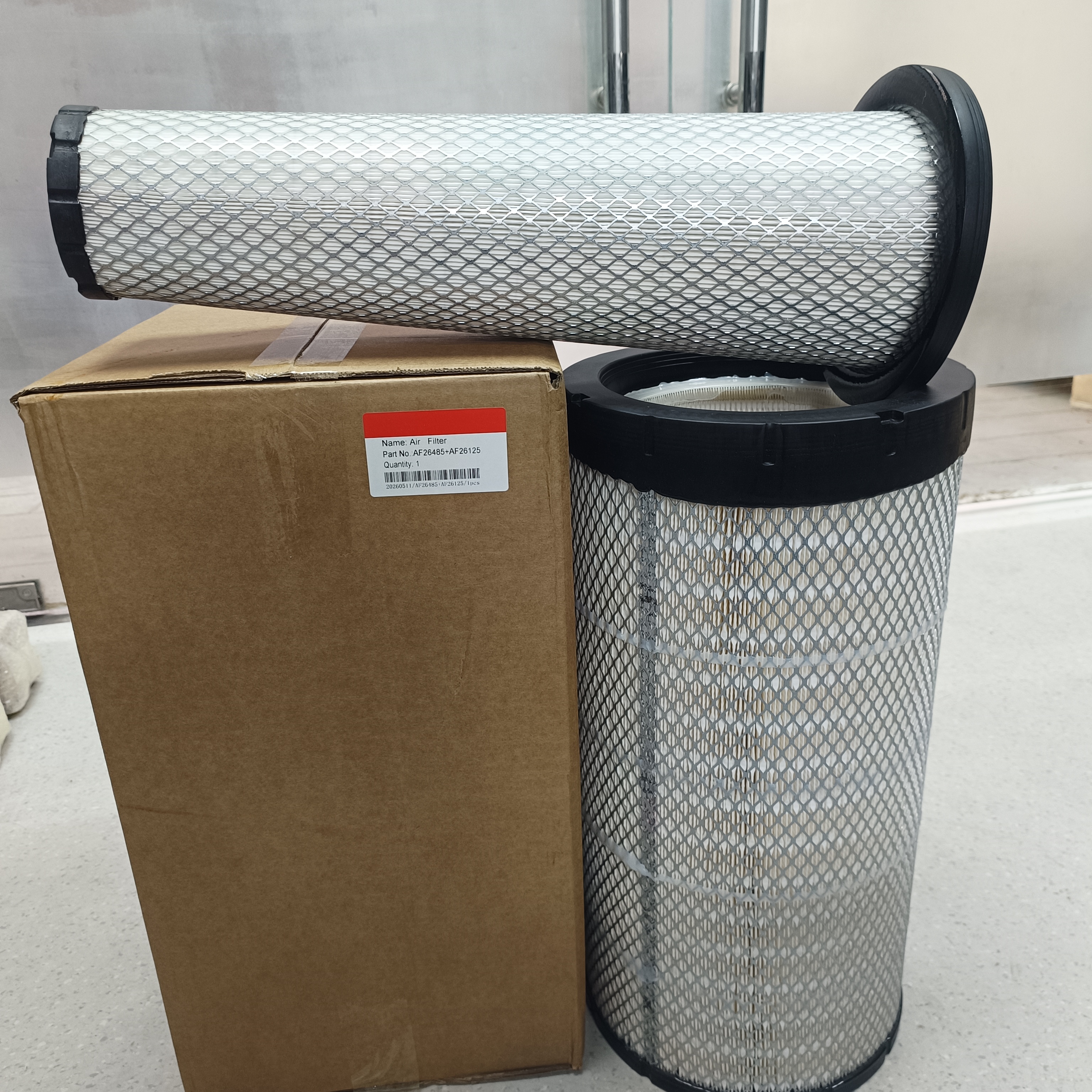 Liebherr Engine Air Filter AF26124/AF26125 RS5429/RS5430 P617643/P617644 New Condition For Liebherr