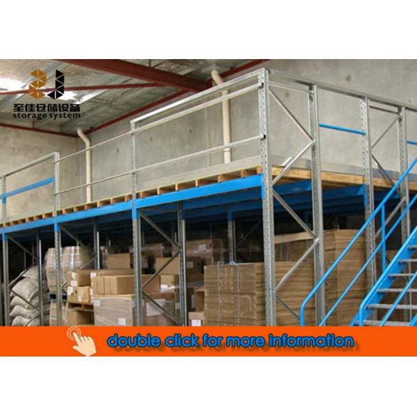 2 Layer Building Mezzanine Floor Heavy Duty Steel Mezzanine Structure Metal