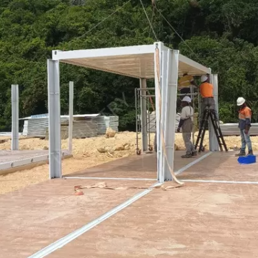 On Site Modular Accommodation Units Collapsible Container Homes