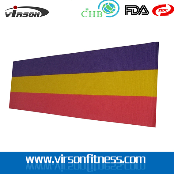Gym fitness Wholesale New product 2015 Digital Printed rainbow Pvc Yoga mat