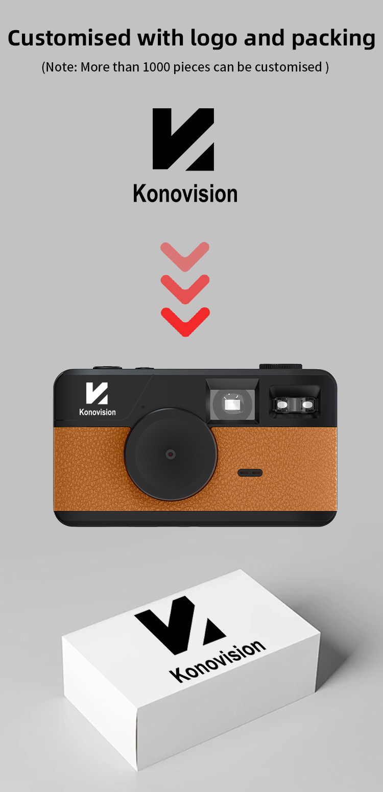 Retro Film-Style Screenless CMOS Digital Camera Support Custom Filters Via Website Mirrorless Camera with LED Compact Cameras