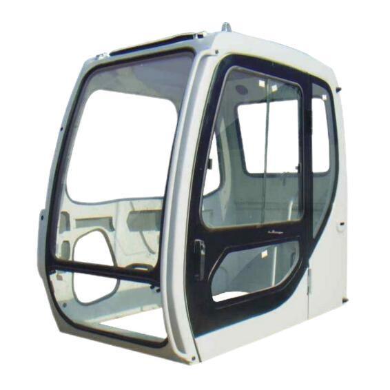Mini Cabina 71Q6-02131 Dx 210 SH430 Cabina de escavadeira Fechadura de porta e opções de painel lateral
