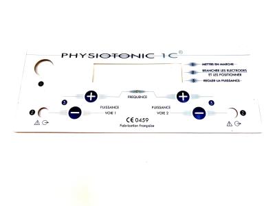 Lightweight Digital Graphic Overlay High Sensitivity Membrane Switch Overlay 1.25MM Pitch