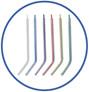 Hot Sale Dental materials Disposable Dental Air-water Syringe Tips with Colorful Core