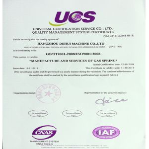 Hangzhou Norvee Machinery Co.,Ltd. Certifications