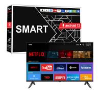 55 Inch Smart TV 4K HD FHD UHD Android 32 40 43 50 65'' LCD LED Frameless Television