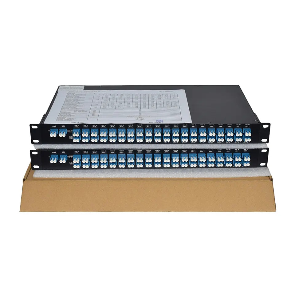 мультиплексор DWDM AAWG Mux Demux разделения длины волны 100Ghz 40CH