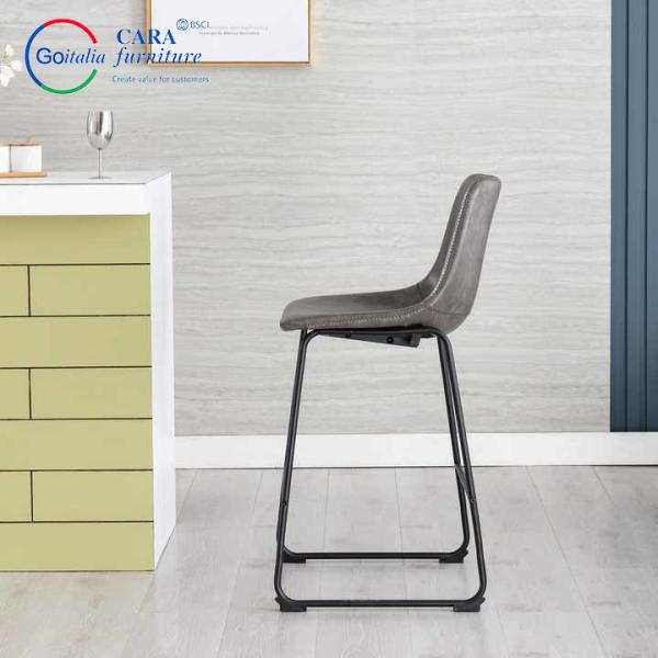 Home Furniture Kitchen Counter Swivel Bar Stool Leather Chairs For Living Room