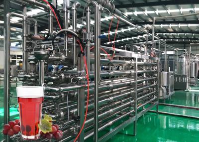 Suco de uva de aço inoxidável que faz a capacidade das toneladas da máquina 60/hora o projeto modular
