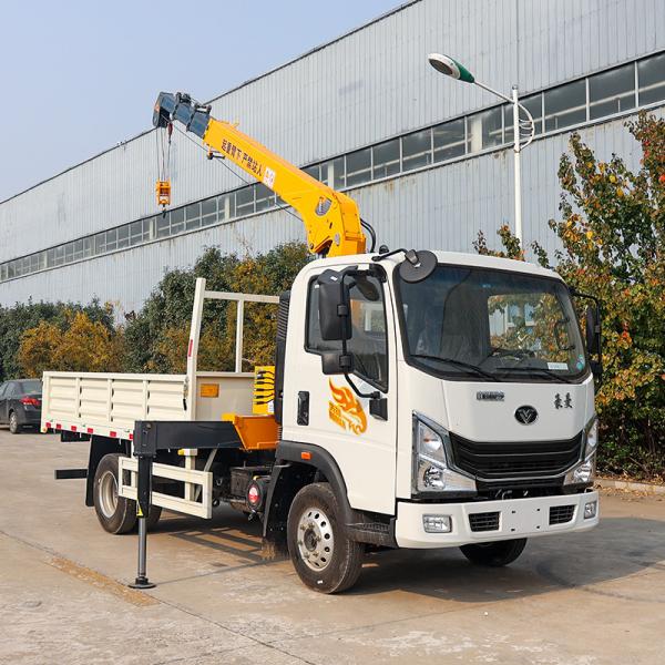 Sinotruk 3 ton 4 ton crane truck Knuckle Boom Truck Mounted Crane From Top Brand
