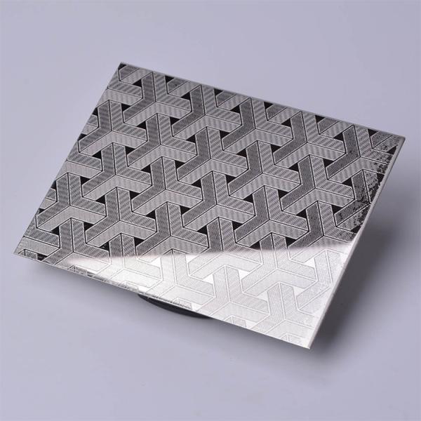8K Mirror Glossy Etched Stainless Steel Sheet 316L 304 Cold Rolled 4 X 8FT