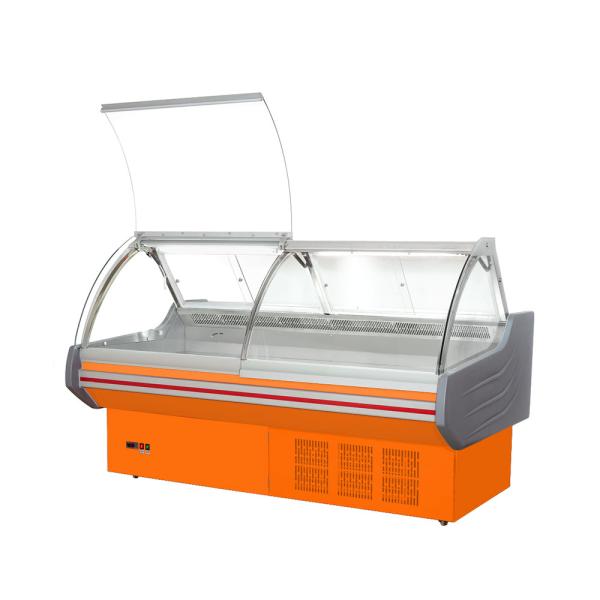 Холодильник мяса гастронома рыб нержавеющей стали свежий для мясной лавки