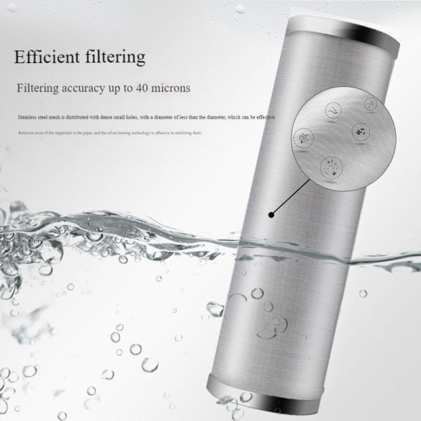 SS304 Whole House Pre Filter 40μM Filtration 10 Tons For Home