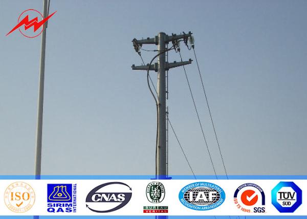 A classe uma 8M galvanizou Electric Power Pólo 3mm para a linha de transmissão 69KV
