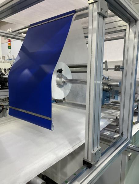 15KW 4-8 comprimidos/min Servo Motor giratório Ultrassônico Máquina de fabricação de sacos de filtro trapezoidal primário.