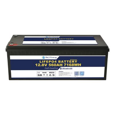 Long Cycle Life Low Temperature Lithium Battery LFP-12V560AHBLH In 100A Discharging Current With 5000 Cycles
