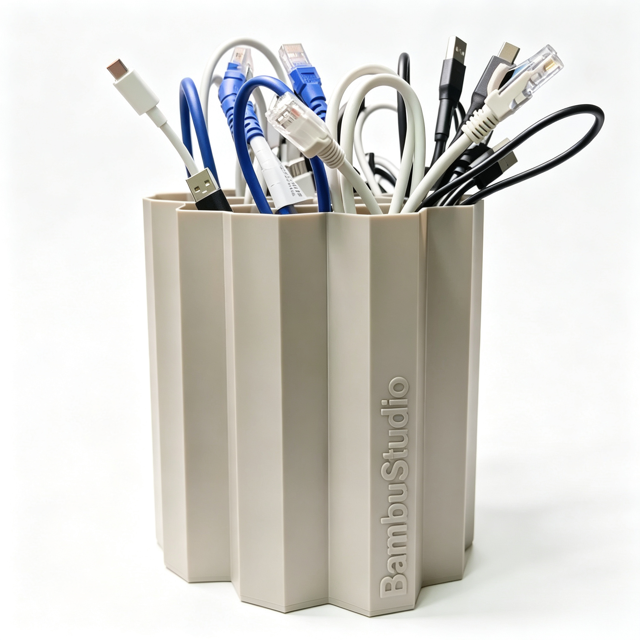 OEM 3D Printed Office Supplies Biodegradable Multicolor Charging Cable Holder