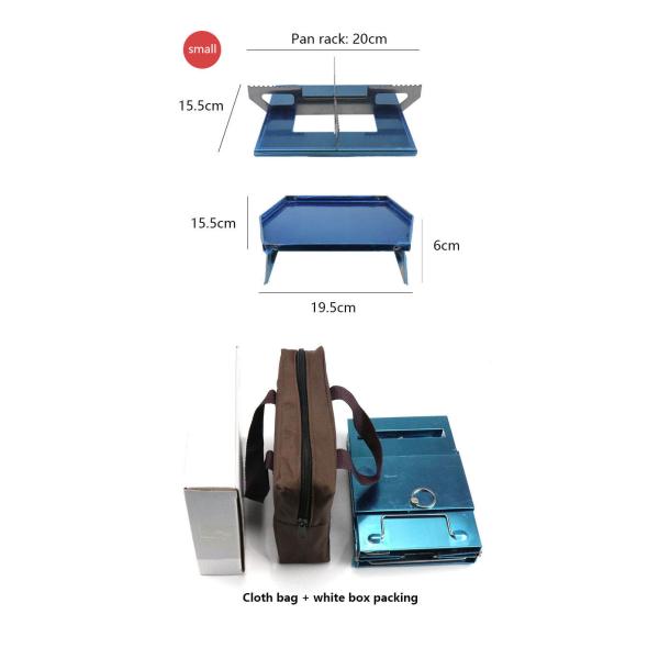 Гриль барбекю гриля угля барбекю складчатости нержавеющей стали мини