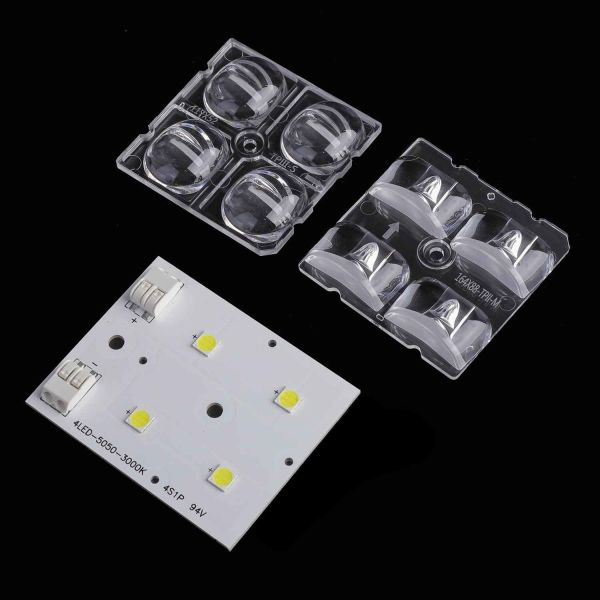 50×50mm 30° Optical PC LED Lens for SMD 5050 High Bay Light High Efficiency